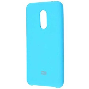 Оригинальный чехол для Xiaomi Redmi 5 Plus Silicone Case Бирюзовый смотреть фото | belker.com.ua