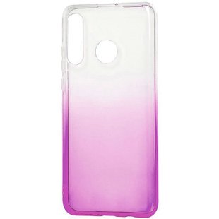 Силиконовый чехол для Huawei P30 Lite Gradient case Малиновый смотреть фото | belker.com.ua