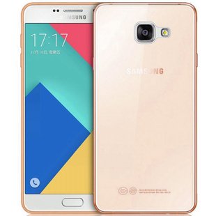 Силиконовый чехол для Samsung Galaxy A3 2016 A310 Remax незаметный Золотой смотреть фото | belker.com.ua