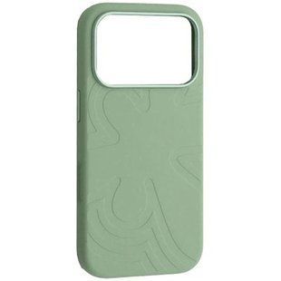 Силиконовый чехол для iPhone 18 Pro Max Vawi Flower Мятный