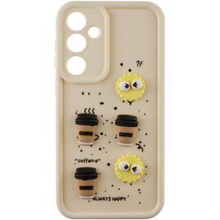 Силиконовый чехол Samsung Galaxy A26 (A266) Happy Case Бежевый