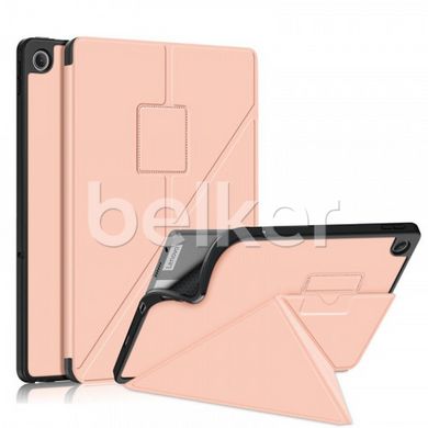 Чехол для Lenovo Tab M10 3rd Gen 10.1 tb-328 2022 Gum origami ultraslim Розовый