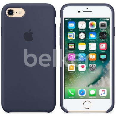 Чехол для iPhone 7 Apple Silicone Case Темно-синий смотреть фото | belker.com.ua