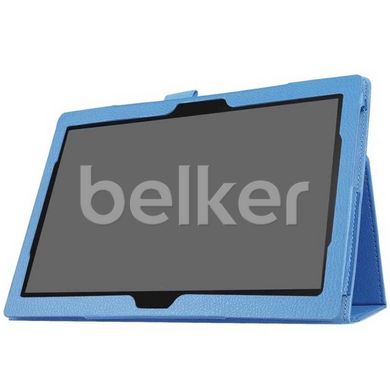 Чехол для Lenovo Tab 4 10.1 Plus x704 ТТХ кожаный Голубой смотреть фото | belker.com.ua