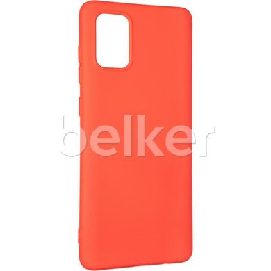 Чехол для Samsung Galaxy A71 2020 (A715) Full Soft case Красный смотреть фото | belker.com.ua