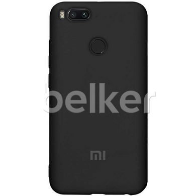 Чехол для Xiaomi Mi A1 Silicone Case оригинальный Черный смотреть фото | belker.com.ua