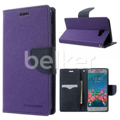 Чехол книжка для Samsung Galaxy J5 Prime G570 Goospery Фиолетовый смотреть фото | belker.com.ua