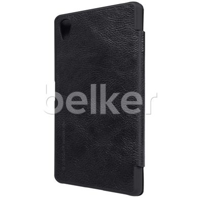 Чехол книжка для Sony Xperia X Nillkin Qin кожаный Черный смотреть фото | belker.com.ua