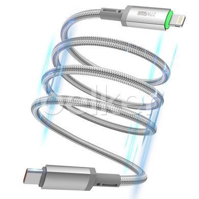 Кабель Type-C to Lightning Wiwu Maglink Magnetic Wi-C083 1 метр Серый