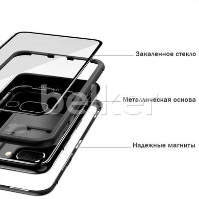 Магнитный чехол для iPhone 7 Case Magnetic Frame Черный смотреть фото | belker.com.ua