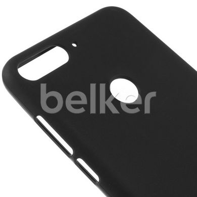 Силиконовый чехол для Huawei Y7 Prime 2018 Belker Premium Черный смотреть фото | belker.com.ua