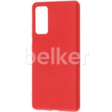 Силиконовый чехол для Samsung Galaxy S20 FE G780 Honor Umatt TPU Красный смотреть фото | belker.com.ua