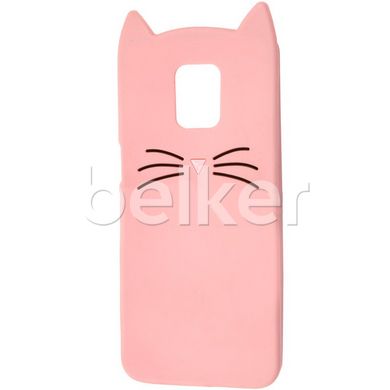 Силиконовый чехол для Xiaomi Redmi Note 9s Cute Cat case Розовый смотреть фото | belker.com.ua