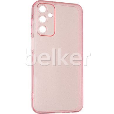 Силиконовый чехол для Samsung Galaxy S24 Plus Silicone Clear Shine Розовый