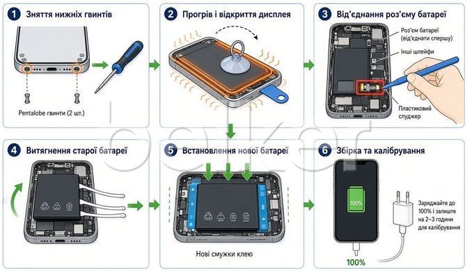 Оригинальный аккумулятор для iPhone 6