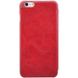 Чехол книжка для iPhone 6s Nillkin Qin кожаный Красный в магазине belker.com.ua