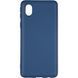 Чехол на Samsung Galaxy A01 Core (A013) Full soft case Синий в магазине belker.com.ua