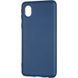 Чехол на Samsung Galaxy A01 Core (A013) Full soft case Синий в магазине belker.com.ua