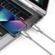 Кабель Type-C to Lightning Wiwu Maglink Magnetic Wi-C083 1 метр Серый в магазине belker.com.ua