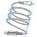 Кабель Type-C to Lightning Wiwu Maglink Magnetic Wi-C083 1 метр Серый в магазине belker.com.ua