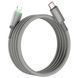 Кабель Type-C to Lightning Wiwu Maglink Magnetic Wi-C083 1 метр Серый в магазине belker.com.ua
