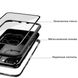 Магнитный чехол для iPhone 7 Case Magnetic Frame Черный в магазине belker.com.ua