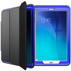 Противоударный чехол для Samsung Galaxy Tab E 9.6 T560, T561 Armor Book Cover Темно-синий смотреть фото | belker.com.ua