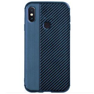 Противоударный чехол для Xiaomi Redmi Note 5 iPaky Carbon TPU Темно-синий смотреть фото | belker.com.ua