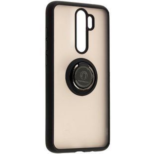 Чехол для Xiaomi Redmi Note 8 Pro LikGus Ring case Черный смотреть фото | belker.com.ua
