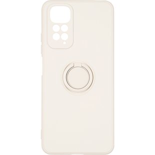 Силиконовый чехол для Xiaomi Redmi Note 11 Gelius Ring Holder Case Белый смотреть фото | belker.com.ua