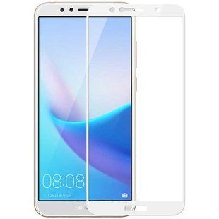 Защитное стекло для Huawei Y6 2018 Tempered Glass 3D Белый смотреть фото | belker.com.ua