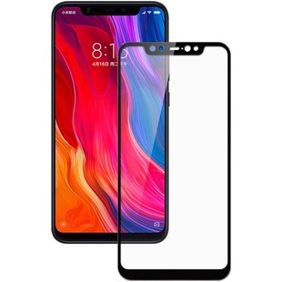 Защитное стекло для Xiaomi Mi 8 Optima 3D Черный смотреть фото | belker.com.ua