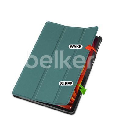 Чехол для Lenovo Tab K11 Plus TB-352F 11.45 Moko кожаный Зеленый