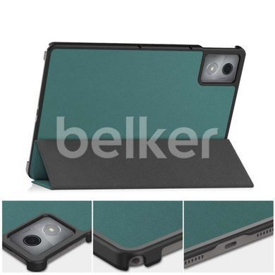 Чехол для Lenovo Tab K11 Plus TB-352F 11.45 Moko кожаный Зеленый