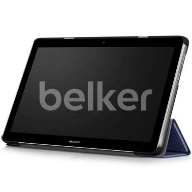 Чехол для Huawei MediaPad T3 10 Moko кожаный Темно-синий смотреть фото | belker.com.ua