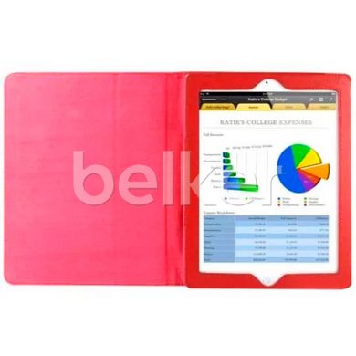 Чехол для iPad 2/3/4 TTX Кожаный Малиновый смотреть фото | belker.com.ua