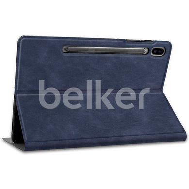 Чехол для Samsung Galaxy Tab S6 10.5 T865 Fashion book Синий смотреть фото | belker.com.ua