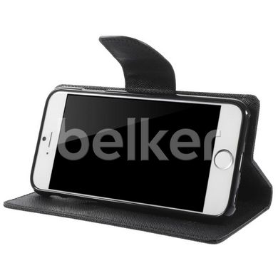 Чехол книжка для iPhone 6s Goospery Черный смотреть фото | belker.com.ua