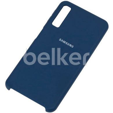 Оригинальный чехол Samsung Galaxy A7 2018 (A750) Silicone Case Синий смотреть фото | belker.com.ua