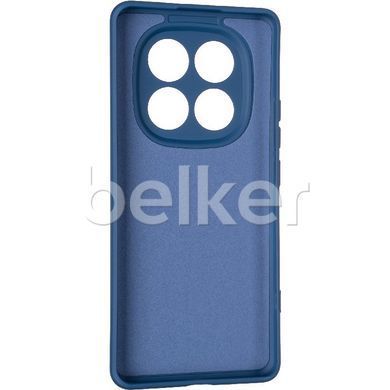 Противоударный чехол для Xiaomi Redmi Note 14 Pro 5G Full soft case Синий