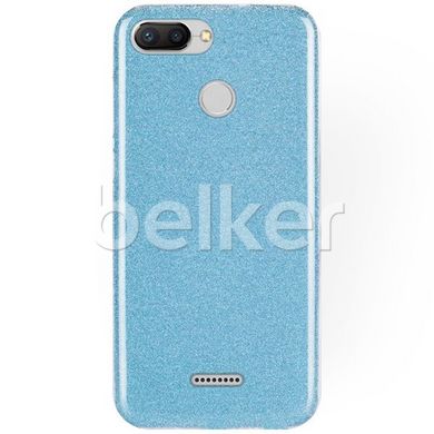 Силиконовый чехол для Xiaomi Redmi 6 Remax Glitter Голубой смотреть фото | belker.com.ua