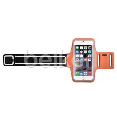 Спортивный чехол на руку для смартфонов 5.5 - 6 дюймов Belkin ArmBand Оранжевый