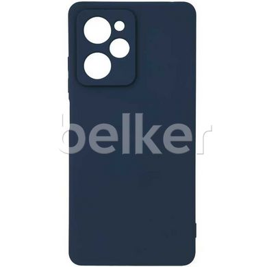 Силиконовый чехол для Poco x5 Pro Full soft case Темно синий