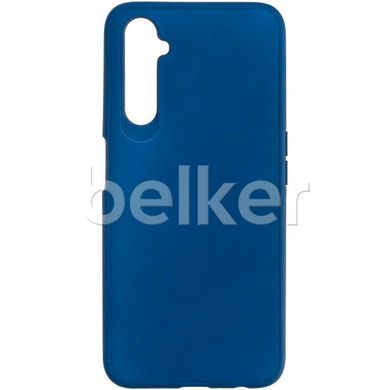 Защитный чехол для Realme 6 Full Soft case Синий смотреть фото | belker.com.ua