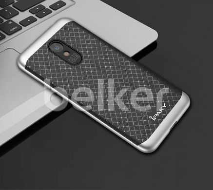 Противоударный чехол для Meizu M6 iPaky Carbon TPU Серый смотреть фото | belker.com.ua
