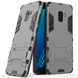 Противоударный чехол для Samsung Galaxy A8 Plus (A730) Honor Hard Defence Тёмно-серый в магазине belker.com.ua