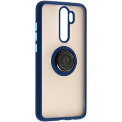 Чехол для Xiaomi Redmi Note 8 Pro LikGus Ring case Синий смотреть фото | belker.com.ua