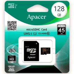 Карта памяти Apacer microSD 128Gb Class 10 (UHS-1)