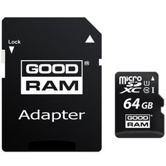 Карта памяти GoodRam microSD 64Gb Class 10