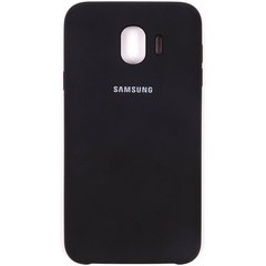 Оригинальный чехол для Samsung Galaxy J4 2018 (J400) Silicone Case Черный смотреть фото | belker.com.ua